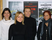 v.l.: Kathrin Stanzl, Karin Amort, Clemens Huber und Linja Meller gewannen mit dem Ko …
