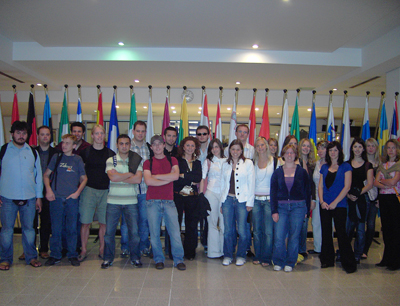 Studierendengruppe der Powi im EU-Parlament