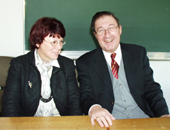 von li.: Brigitte Mazohl-Wallnig, Helmut Rumpler