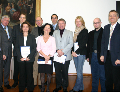 Die PreisträgerInnen des Förderungsbeitrages 2005 der WKT