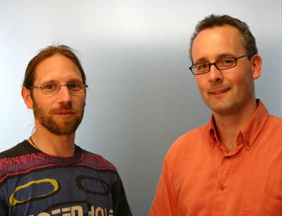 Die beiden START-Preisträger Dr. Hartmut Häffner (li.) und Dr. Piet Schmidt (re.)