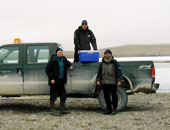 Das Team der High-Arctic Expedition August 2002