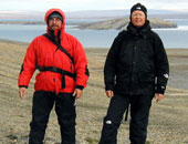 Arktisforscher Harald Niederstätter und Günter Köck