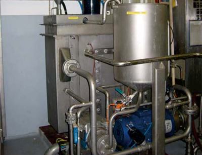 500 A Elektrolysezelle – Kernstück der Technlogie.