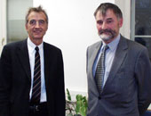 Vizerektor Prof. Tilmann Märk mit dem Gast aus Wien, Prof. Dr. Hannspeter Winter.