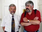 Rektor Prof. Hans Moser und Ex-Stadtrat Dr. Lothar Müller