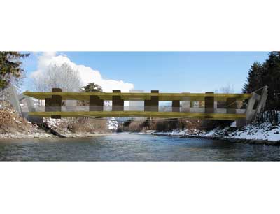 Das Projekt der "Kosakenbrücke" in Lienz