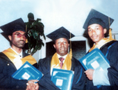 Dr. Asrat Dibaba, Dr. Daniel Argaw und Dr. Mesfin Beyero