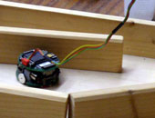 Miniroboter Khepera im Labyrinth