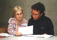 Dr. Rosi Hirschegger mit einem ihrer Studienkollegen