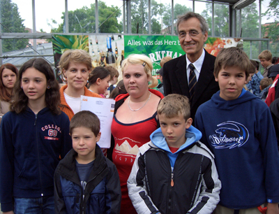 Die Quizsieger mit Dr. Kapelari und VR Märk