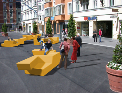 Studierende der Architektur entwerfen flexible Möbel für die Stadt Innsbruck