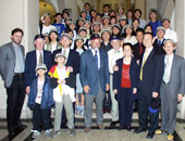 Rektor Moser verabschiedet die Studierenden aus Taiwan