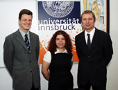 Dr. Kurt Habitzel, Miroslava Dimitrova, Dr. Günter Mühlberger (v.l.n.r.)
