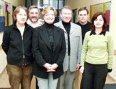 Prof. Heidi Möller mit einigen ihrer MitarbeiterInnen