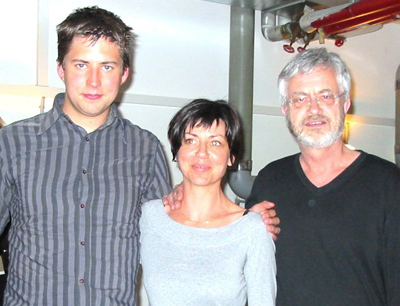 v.l. Tobias Powald, Marianne Toesca, Jean-Paul Confais.