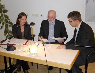 v.l.: Silke Becker, Günter Gräfenberg und Ulrich von Bülow