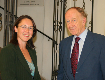 v.l. Dr. Barbara Tasser und Prof. Christian Meier.