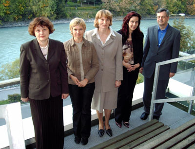 v.l.: Dr. Irena Ragaišienè, Dr. Eglè Kontutytè, Dr. Sigita Barniškiene, Dr. Cornelia  …