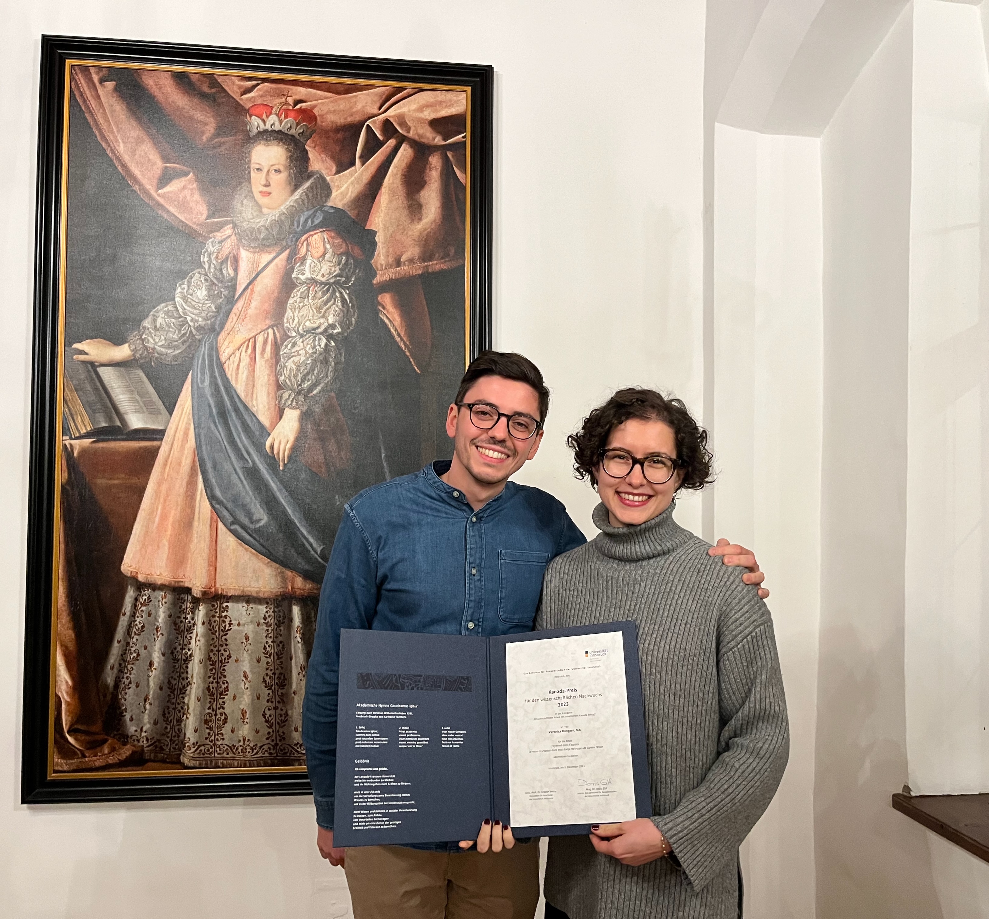 Veronika Rungger mit ihrem Partner