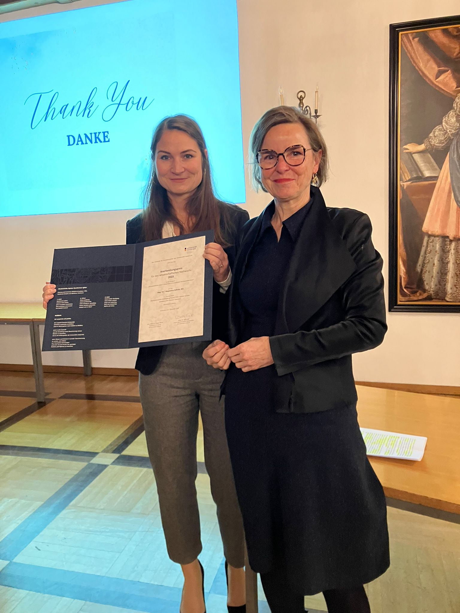 Magdalena Kaltseis mit Doris Eibl