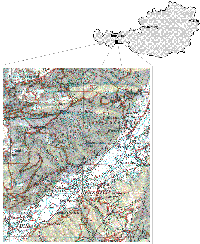 Map of the Stubai Valley
