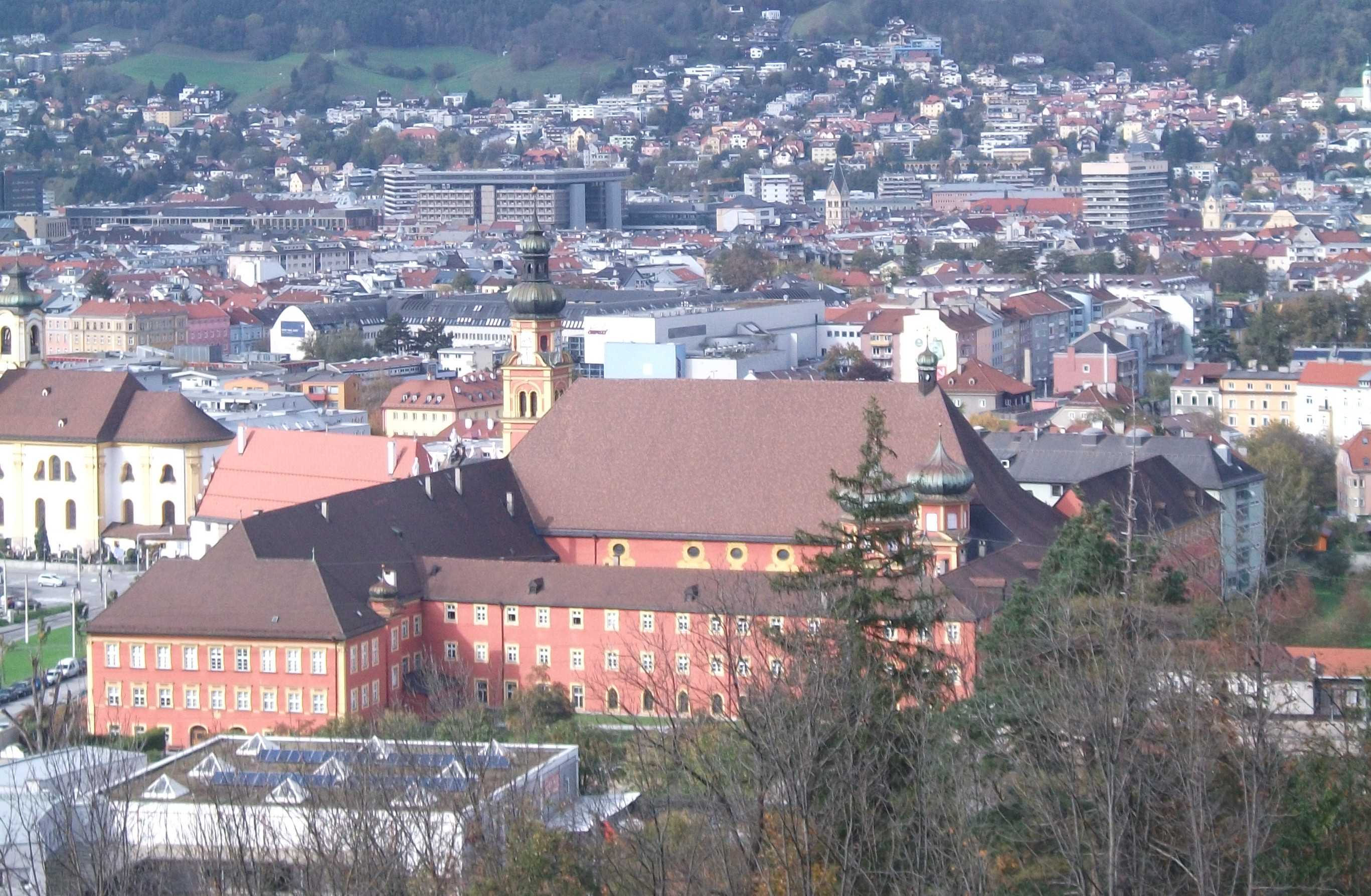Innsbruck as seen from Grillhof