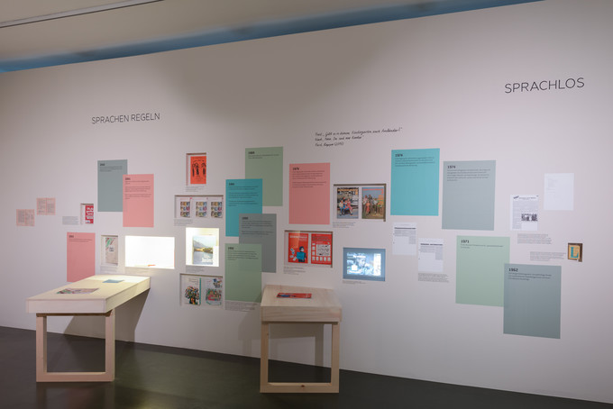 Blick in die Ausstellung im Tiroler Volkskunstmuseum