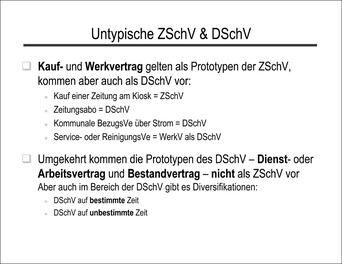 Untypische ZSchV & DSchV