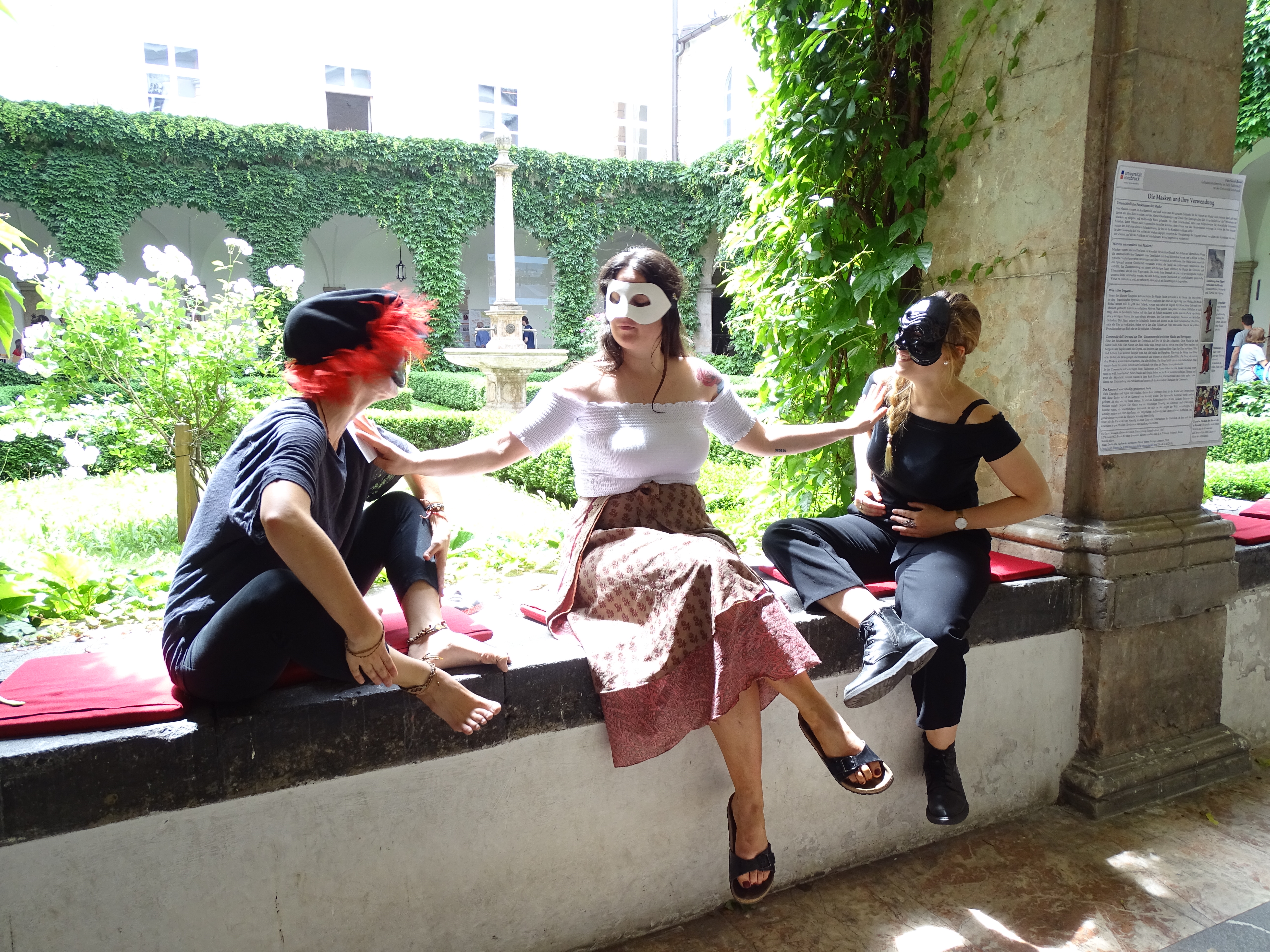 Brighella, Colombina e Arlecchino