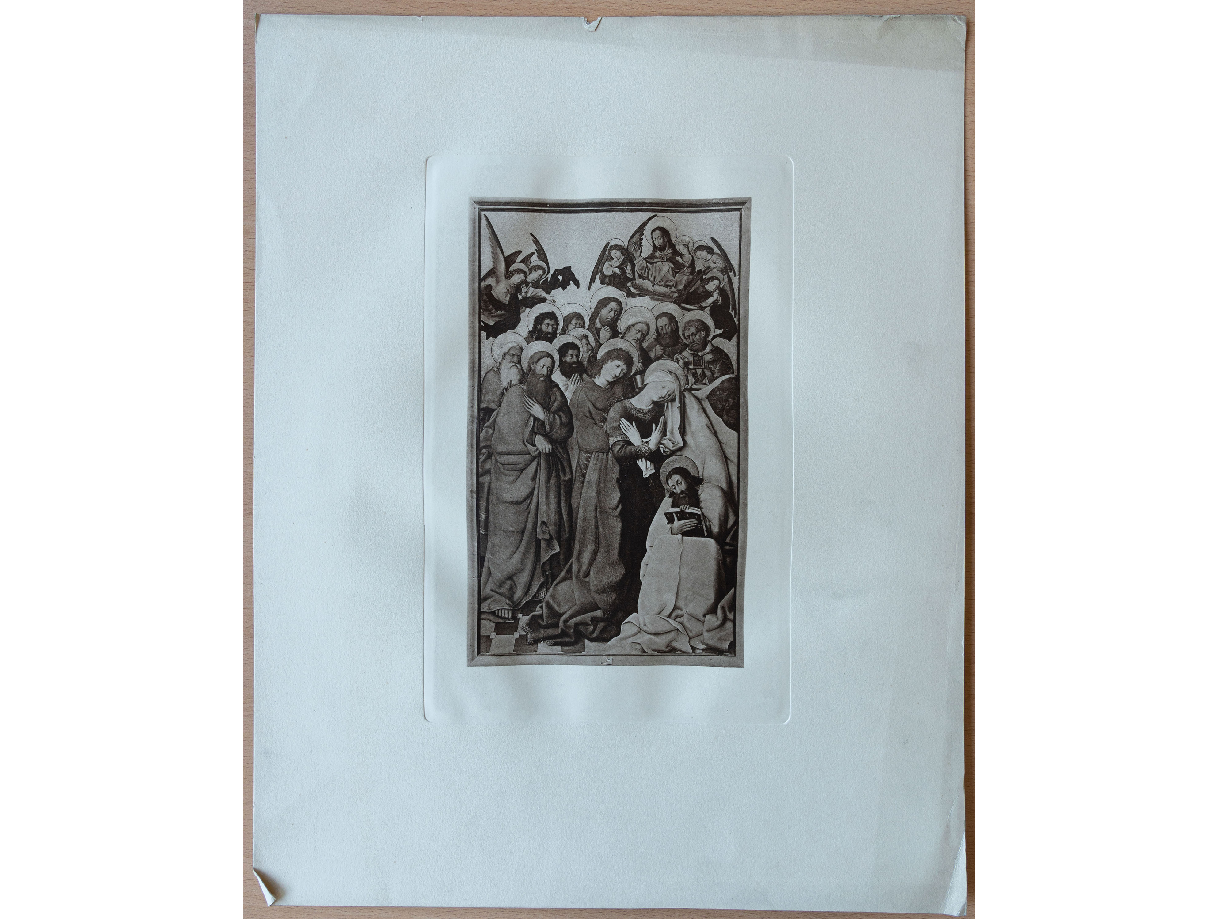 Fotografie (Phototypie), XVI. Tiroler Meister, Lichtenstein, Inv.-Nr. 9957, 49 x 39 cm