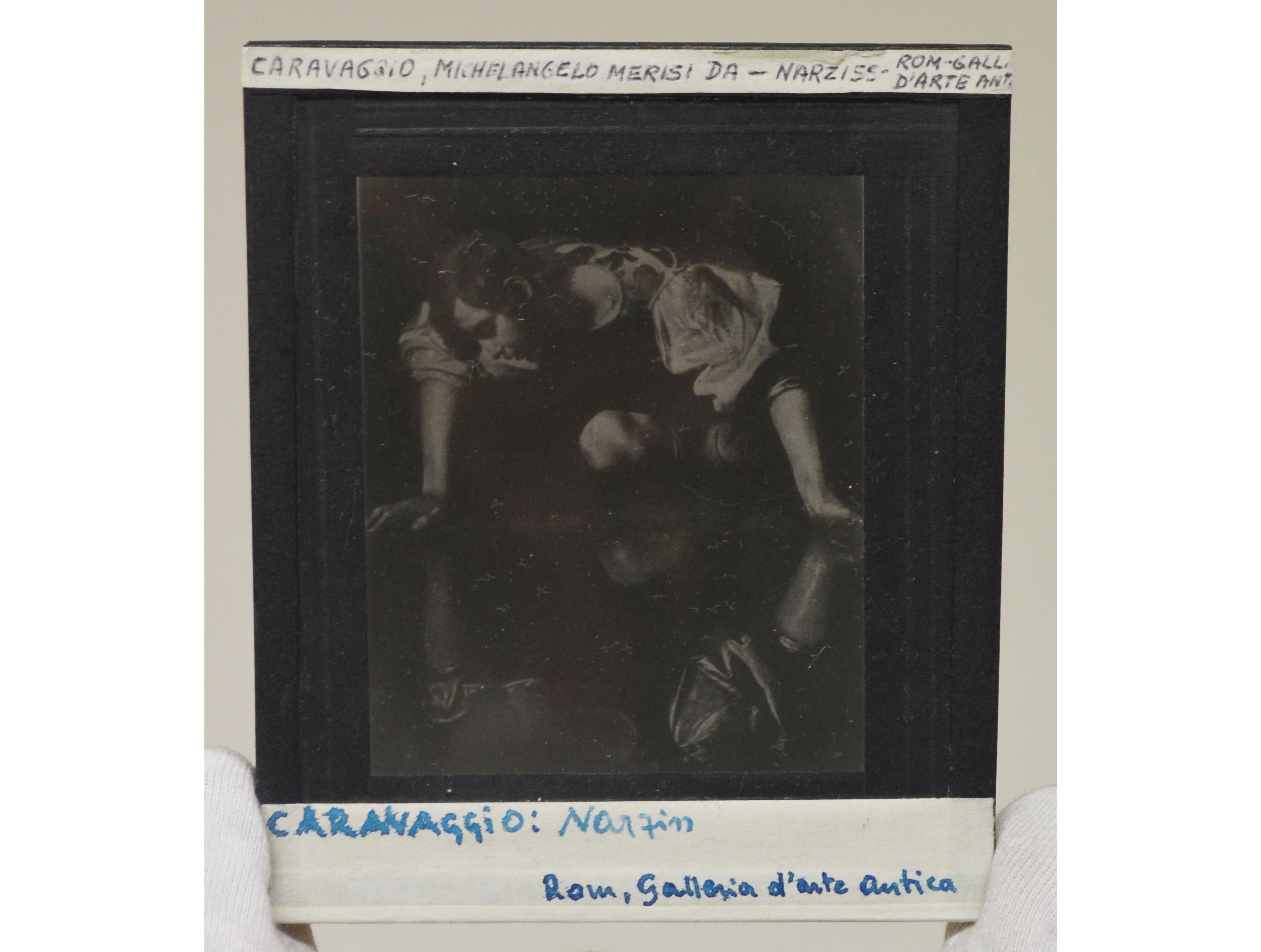 Glasdia, Caravaggio, Narziss, 8,5 x 10 cm