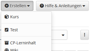 Drop-down Menü