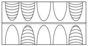 A1/B2_A1/B2 (obere Palmetten zwei mit Schuppen, zwei ohne, untere zwei ohne, eine mit)