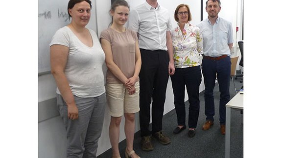 v.l. Irene Zanol, Alice Verti, Dietmar Friesenegger, Gunda Barth-Scalmani, Kurt Scharr