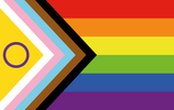 2021 Intersex-inclusive redesign of the Progress Pride Flag by Valentino Vecchietti