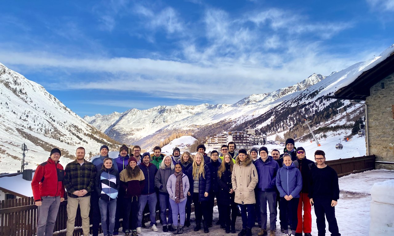 Die 27 TeilnehmerInnen des 6. Festkörperchemieseminars Obergurgl