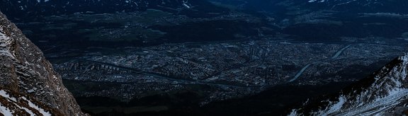 Innsbruck Blick von Nordkette