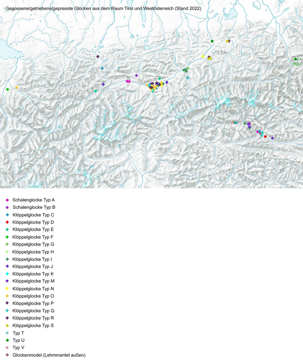 Kartierung Glocken Mittelalter und Neuzeit