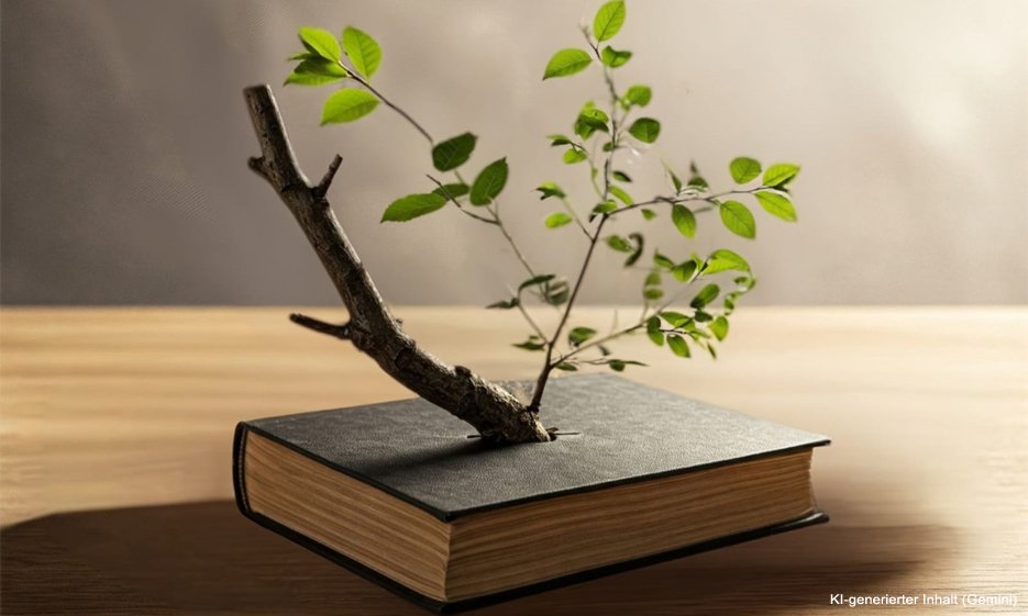 Ringvorlesung Spiritualität Symbolbild. Bild: erstellt mit KI (Microsoft Copilot)