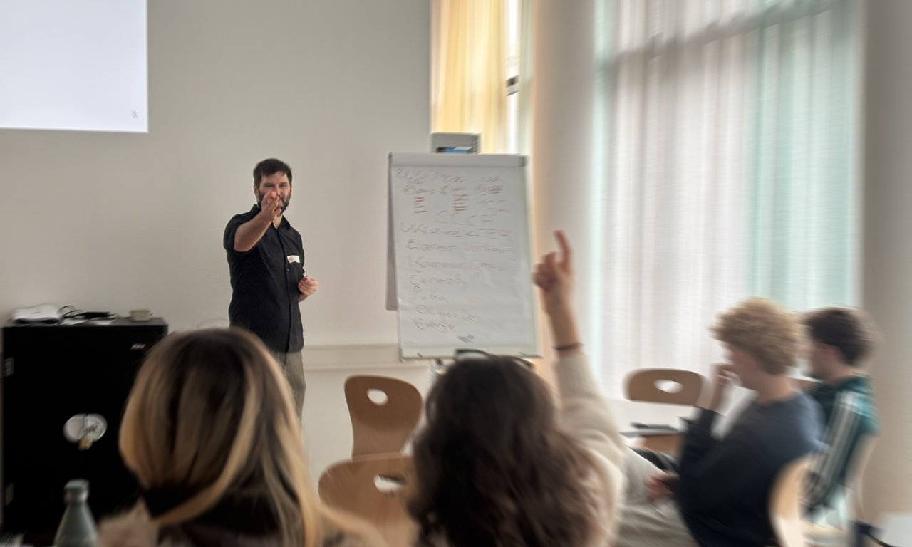 Workshop in Klassenzimmer
