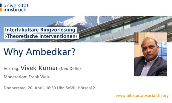20.04.23   Warum Ambedkar? - Vivek Kumar (New Delhi)