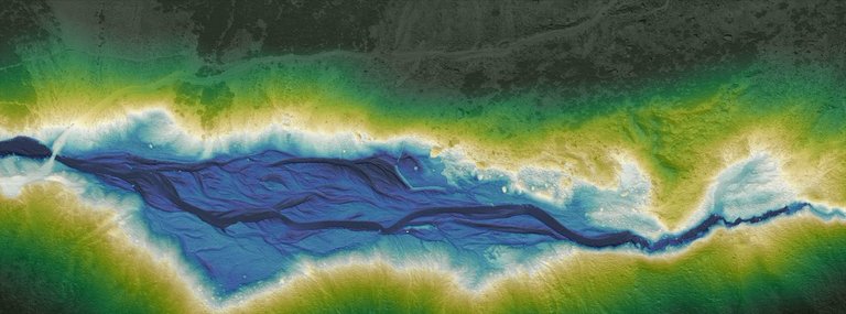 ein Geländemodell vom Jamtal