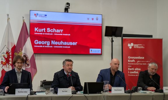 Die vier Vertreter des Forschungszentrums