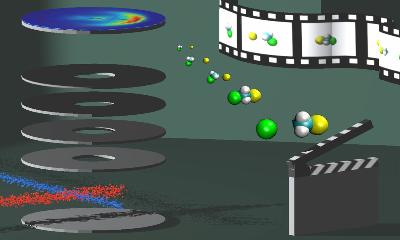 Illustration of chemical reaction