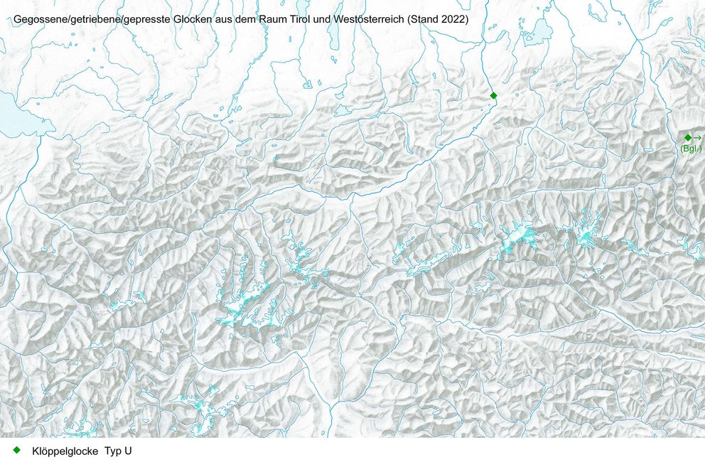 Kartierung Glocken Mittelalter und Neuzeit, Typ U