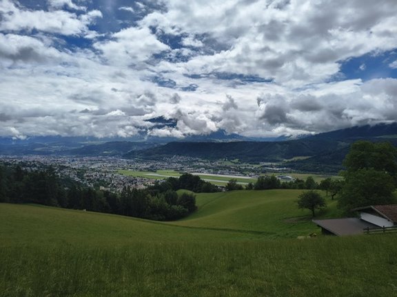 Landschaft im Nebel