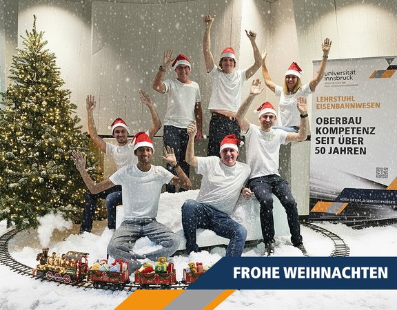 Frohe Weihnachten wünscht der Lehrstuhl Eisenbahnwesen