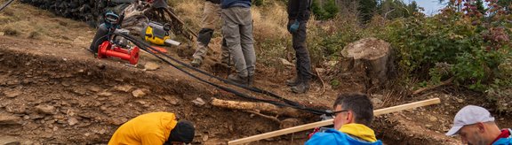 Wissenschaftler bei ihrem Forschungsprojekt