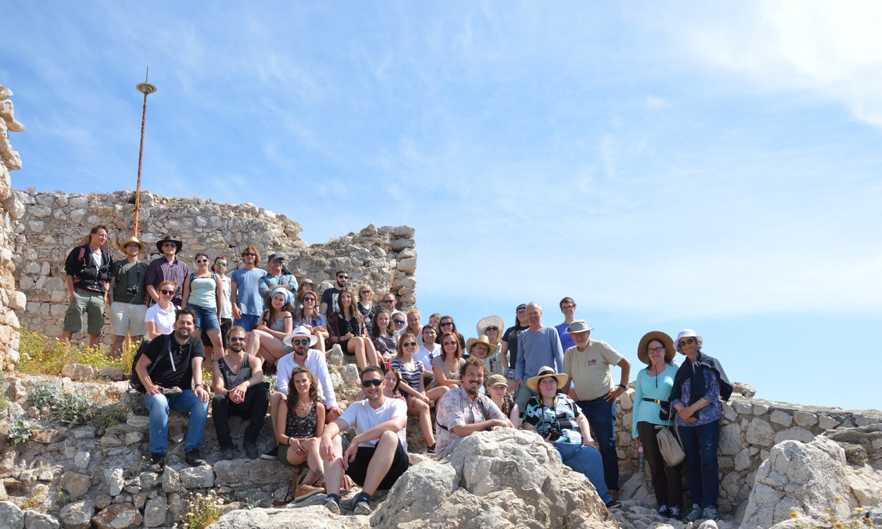Exkursionsgruppe in Rhodos
